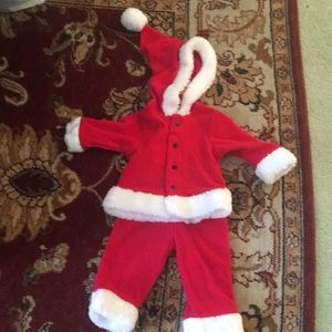 Christmas Red Santa Claus outfit size 6-9 months